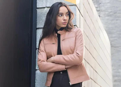 Women leather jackets